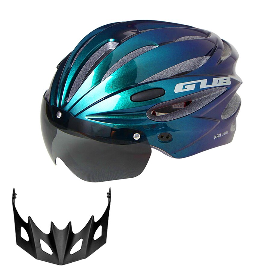 Casque velo avec visiere solaire