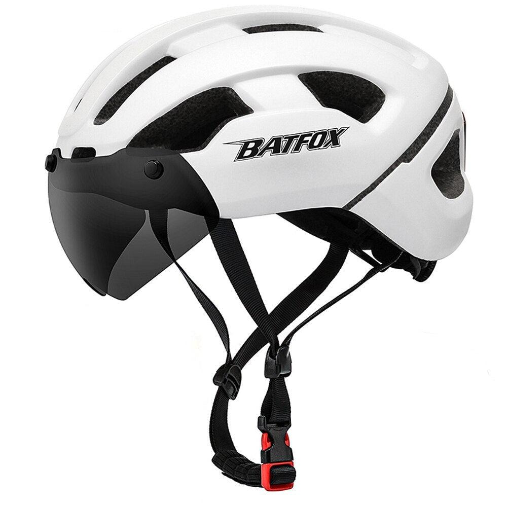 Casque vélo visière pluie