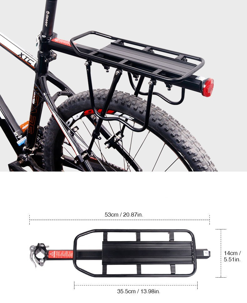 Porte bagages vélo charge de 50kg Pédale Maurice