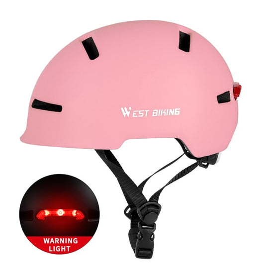 Casque vélo urbain LED rechargeable