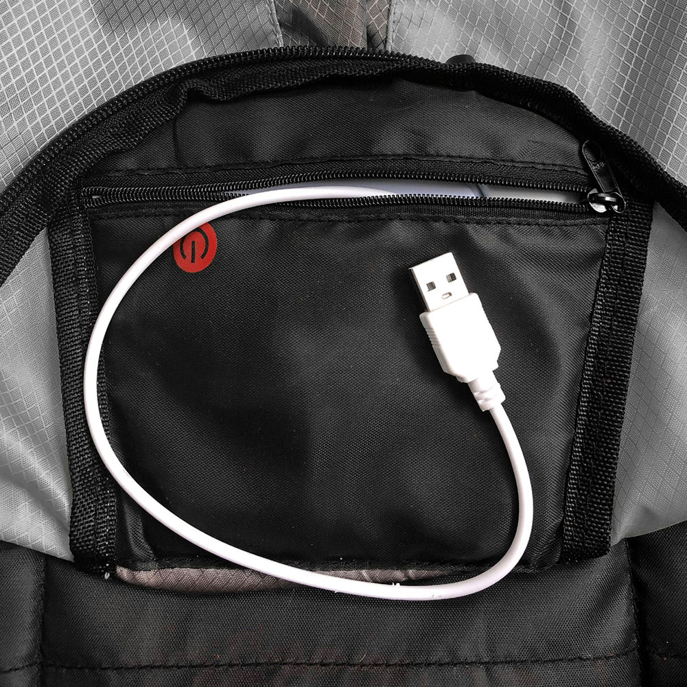 Sac à dos cyclisme avec indicateurs LED & USB Pédale Maurice