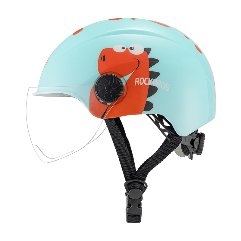 Casque vélo enfant à visière Pédale Maurice