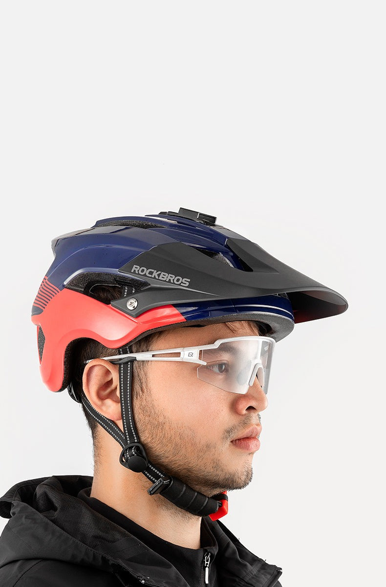 Casque vélo VTT avec support LED arrière Pédale Maurice