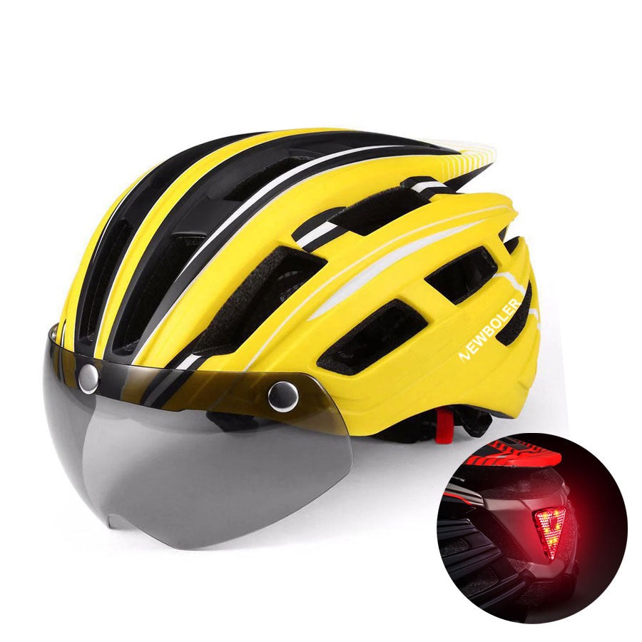 Casque vélo lumineux LED de route Pédale Maurice