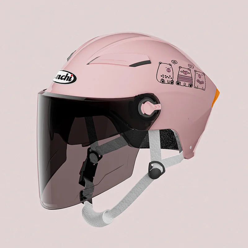 Casque vélo femme avec visière  Pédale Maurice